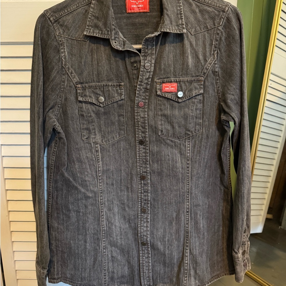 Kimes Ranch Gray Button Down Shirt